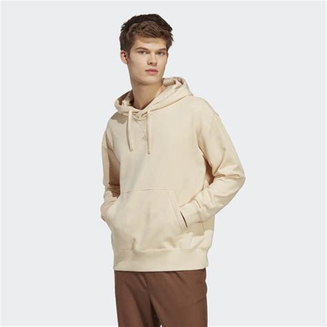 adidas hoodie beige schwarz|Adidas off white hoodie.